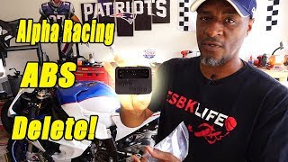 ESBKLife S1000RR Track Bike Build Alpha Racing ABS Delete [upl. by Anitsyrk539]