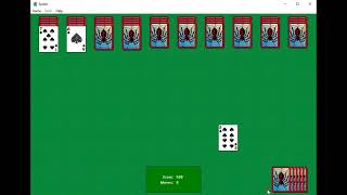 Spider Solitaire Win XP 1998 Classic [upl. by Pearlman]