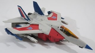 Transformers Generations Combiners Wars Starscream Leader class [upl. by Studnia]