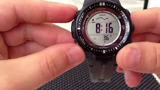 Casio PRW 3000 Watch Review [upl. by Nynnahs]