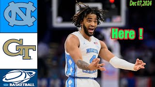 North Carolina vs Georgia Tech  GAME Highlights  Dec 072024 College basketball 2024  Ncaa today [upl. by Roy594]