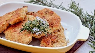 Cotolette di pollo al forno  Ricette che Passione [upl. by Ahsinnor]