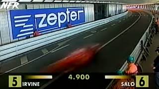 F1Classic Sounds Monaco Tunnel with natural sound 1998 [upl. by Jessi]