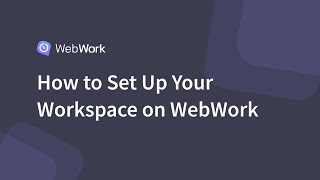 How to Set Up Your Workspace on WebWork [upl. by Yazbak394]