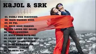 KAJOL HIT SOGS  SRK SUPER HIT SONGS  KING KHAN SONGS [upl. by Suivatnad]