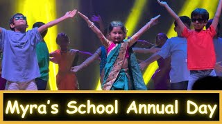 Myras School Annual Day 2024  Marathi Vlog 528 [upl. by Erde]