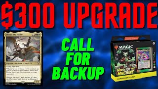 Call for Backup Upgrade  Improving the Precon Commander Deck with 300 [upl. by Jacklyn]