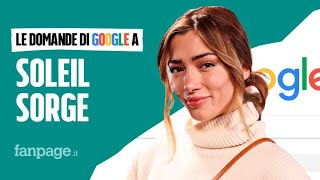 Soleil Sorge GF Vip libro fidanzato Miss Italia linfluencer risponde alle domande di Google [upl. by Tabbatha]