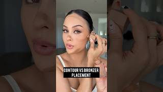 Contour Vs Bronzer Placement l Christen Dominique [upl. by Lotti]