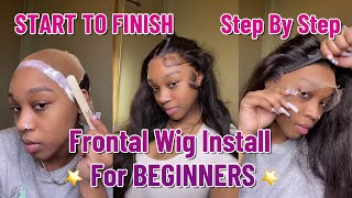 The ULTIMATE MELT From START TO FINISH  Frontal Wig Install For BEGINNERS [upl. by Haon]