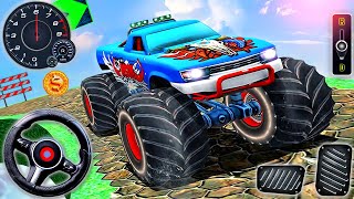 Monster Truck Mega Ramp Impossible Driver  Car Extreme Stunts GT Racing  Android GamePlay 3 [upl. by Aileno]