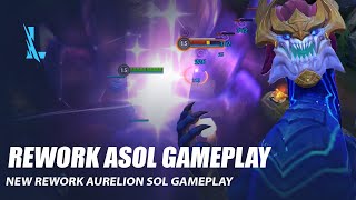 Rework Aurelion Sol Gameplay  Wild Rift [upl. by Kirch]