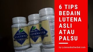 6 Tips Membedakan Lutena Asli atau Lutena Palsu dari Naturally Plus Indonesia  Agen Lutena Jogja [upl. by Yared]