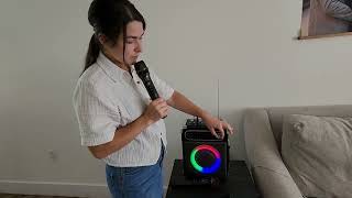 awesome karaoke machinespeaker [upl. by Nylcaj]