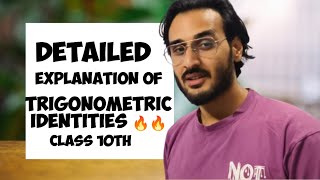 Detailed explanation of trigonometric Identities 🔥🔥 Class 10th trigonometry yedilmaangemaths [upl. by Norreg]