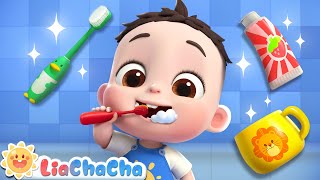 Brush Your Teeth Song  LiaChaCha Nursery Rhymes amp Baby Songs [upl. by Yorel]