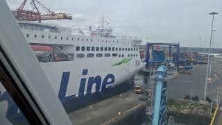 Stena Estrid leaving Dublin 8th May 2024 [upl. by Chester888]