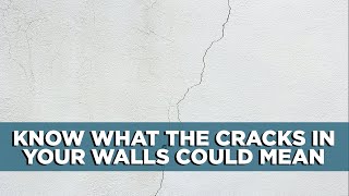 Do Cracks in Walls Mean Theres Structural Damage  Todays Homeowner with Danny Lipford [upl. by Ainotna]