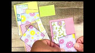 Got Scraps Use All Those Pretty Paper Scraps stampsoflife scraps cards Cardmaking technique [upl. by Nnylhtak215]