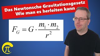 Das Newtonsche Gravitationsgesetz  Wie kam man darauf [upl. by Orips]