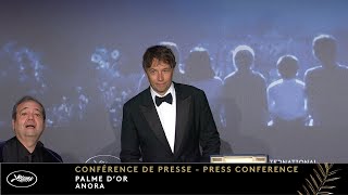 PALME DOR – Press Conference – PALMARES – English – Cannes 2024 [upl. by Siubhan]