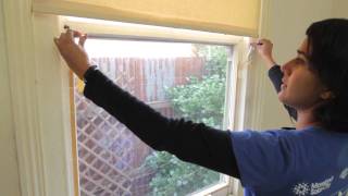 How to install doubleglazing plastic on your windows [upl. by Auqeenahs]