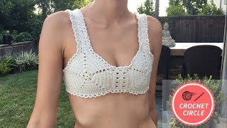 CROCHET BRALETTE  FESTIVAL TOP [upl. by Gusella658]