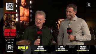 Eddie Hearn and Frank Warren Interviewed TOGETHER [upl. by Ettenal191]