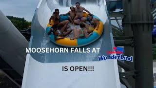 Moosehorn Falls At Canadas Wonderland Is Open [upl. by Ahsital]