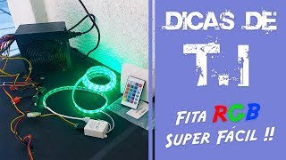 Dicas de TI Como ligar fita led 352850506803 no PC [upl. by Rollecnahc]