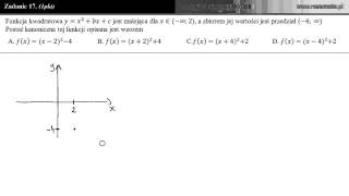 Zadanie 17  matura próbna 4 styczeń 2013 [upl. by Nangatrad]
