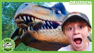 Dinosaurier und Raubvogeljagd in Lebensgröße  TRex Ranch  Dinosaurier für Kinder [upl. by Polinski]