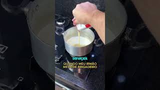 Como fazer brigadeiro  PARTE 2 brigadeiro chocolate receitadebrigadeiro [upl. by Ynohta]