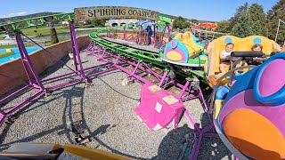 Spinning Coaster Onride Video Churpfalzpark Loifling 2024 [upl. by Leffert]