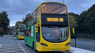 New Route GoAhead Ireland  Volvo B5TL Wright Eclipse Gemini 3 11637  Route  N2 [upl. by Russi]