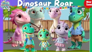 Dinosaur Roar amp Move Song Fun Action Movement with Animated Dinosaur Family [upl. by Tiersten80]