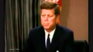 June 11 1963  President John F Kennedys report to the American People on Civil Rights [upl. by Ecinert638]