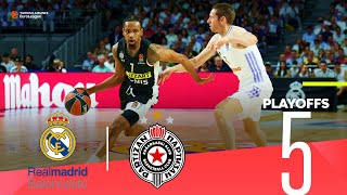 Real Madrid is the last team to qualify  Playoffs Game 5 Highlights  Turkish Airlines EuroLeague [upl. by Netsryk]