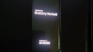 Galaxy note 8 startup [upl. by Assadah]