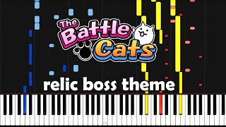 The Battle Cats  Relic Boss Theme Piano Arrangement [upl. by Isolde]