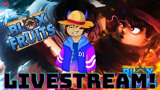 Grinding In Roblox Blox Fruits LIVE Playing With Viewers Road to 700 Subs [upl. by Pearlstein]