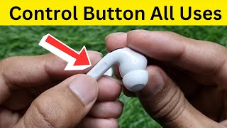 AirPods Pro 2nd Generation Control Button All Functions Uses  In Hindi [upl. by Wulf]