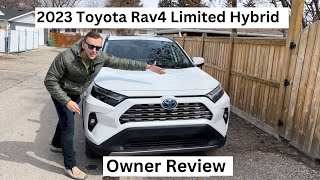 2023 Toyota Rav4 Limited Hybrid Owner’s Review [upl. by Kentigerma]