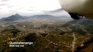 High Altitude landing From Guatemala to Quetzaltenango in my Mooney [upl. by Servetnick]