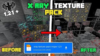 XRAY Mod  Addon For Minecraft Pe 121  MCPE Xray Mod [upl. by Agnella]