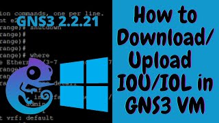 3GNS3  How to Download amp Upload IOUIOL in VM [upl. by Aelaza]