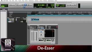 Using the Deesser in PRO TOOLS [upl. by Mandell]