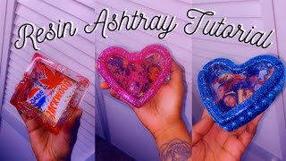 HOW TO Make a Resin Ashtray Beginner Friendly [upl. by Eekaz]