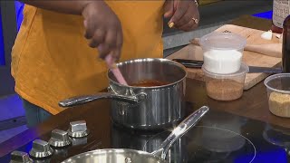 Homemade BBQ Sauce with Chef Tanorria Askew  52124 [upl. by Nauqaj]