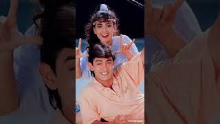 Aamir Khan Juhi Chawla Best movie Pic  shortvideo bollywood youtubeshorts 🥰🥰 [upl. by Drannek]